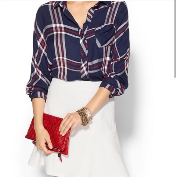 Rails Tops - Rails plaid button down shirt